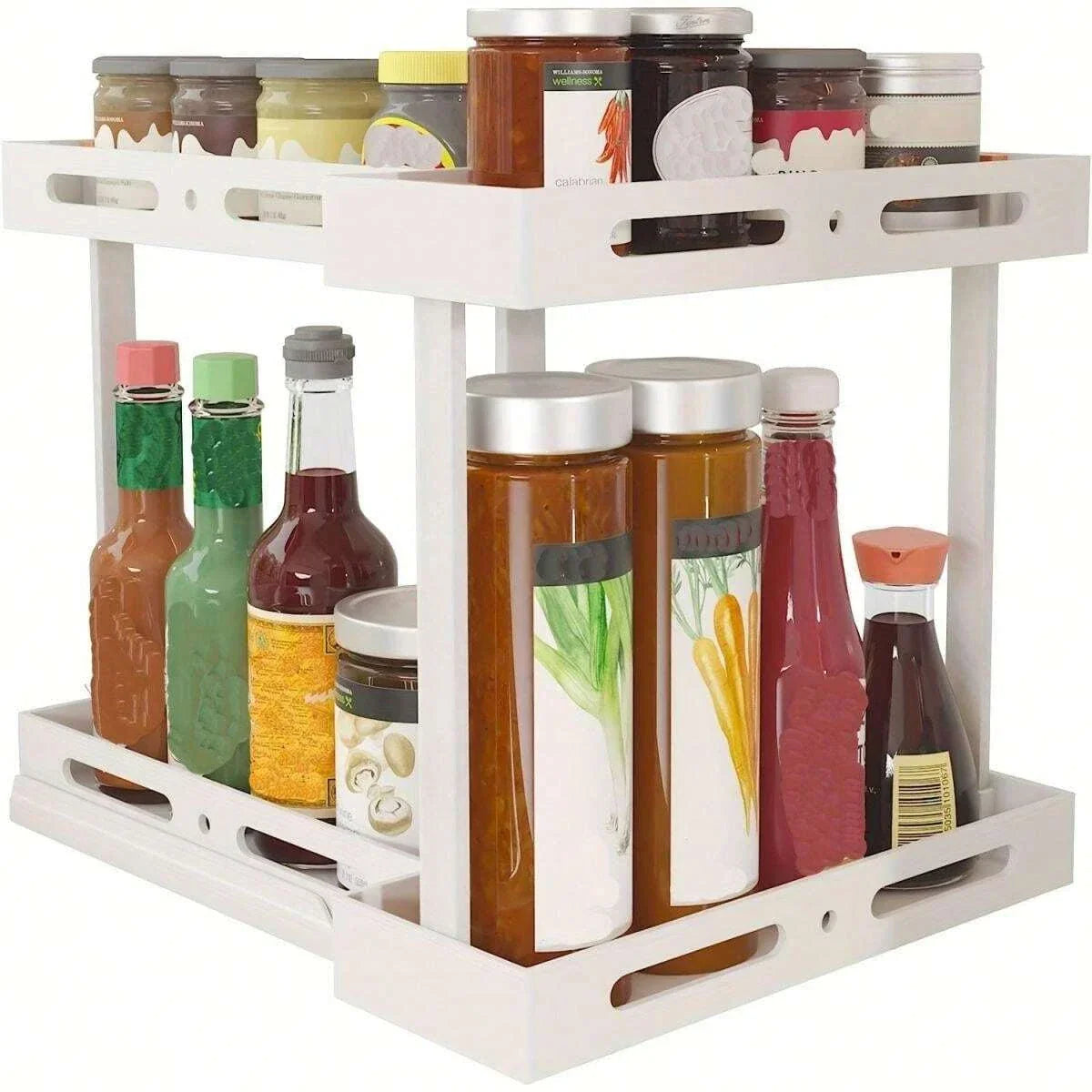 LoungeYard | 2 layers adjustable shelf organizer — product view 2