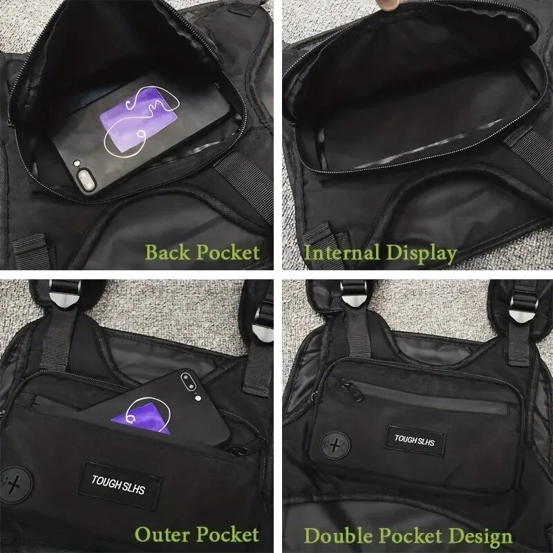 LoungeYard | Adjustable Strap Ergonomic Chest Bag — product view 4