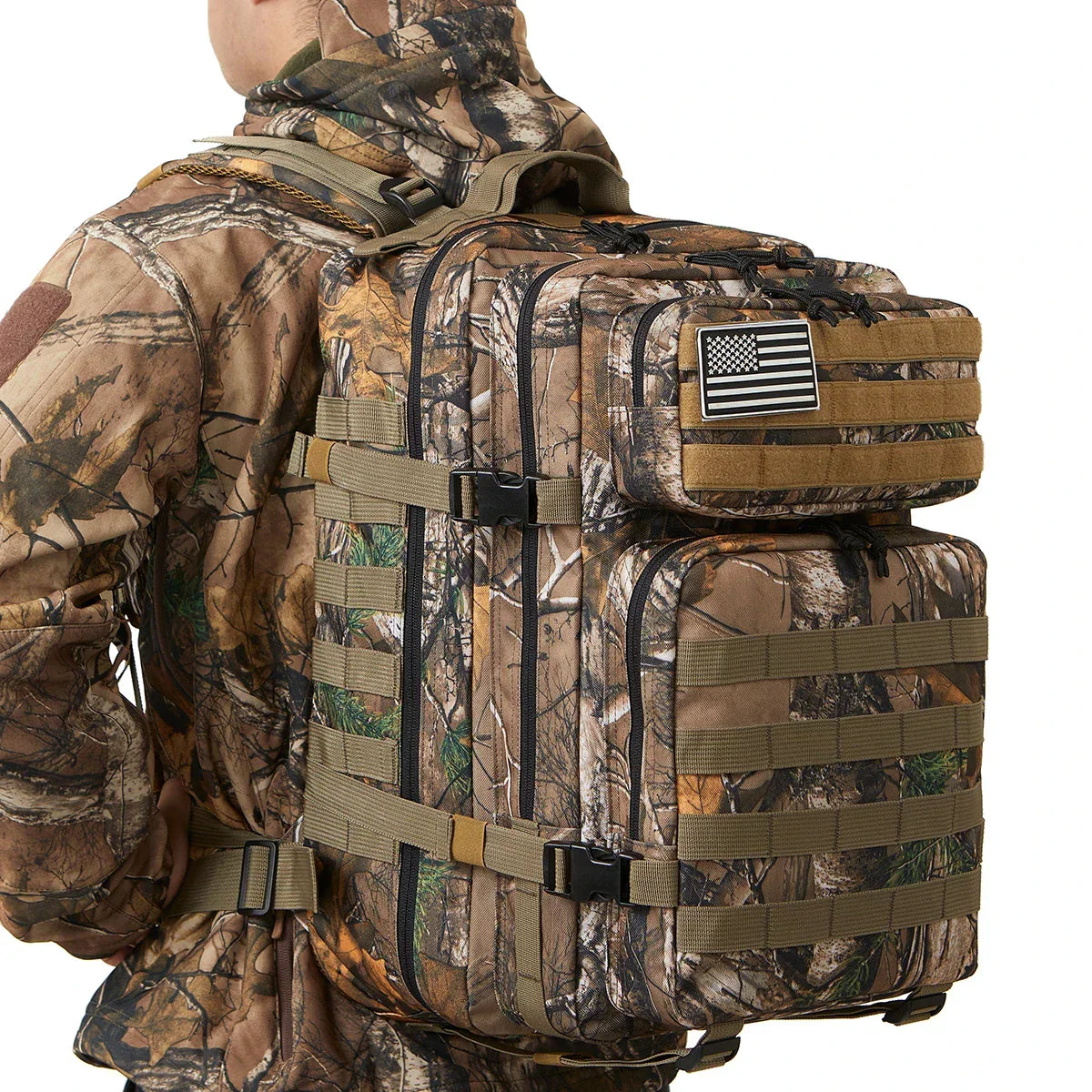 LoungeYard | Backpack Camo Tactical 45L Military Rucksack — product view 4