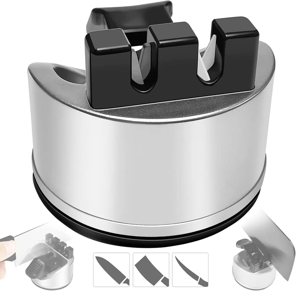 LoungeYard | Non-Slip Pocket Size Chef's Quick Knife Sharpener — product view 5