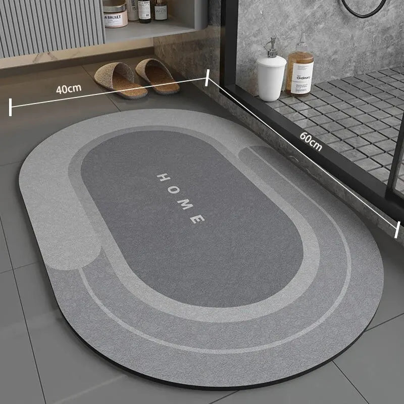 Non-Slip Bath Mat, Quick-Drying Microfiber, 40 x 60 cm — product view 5