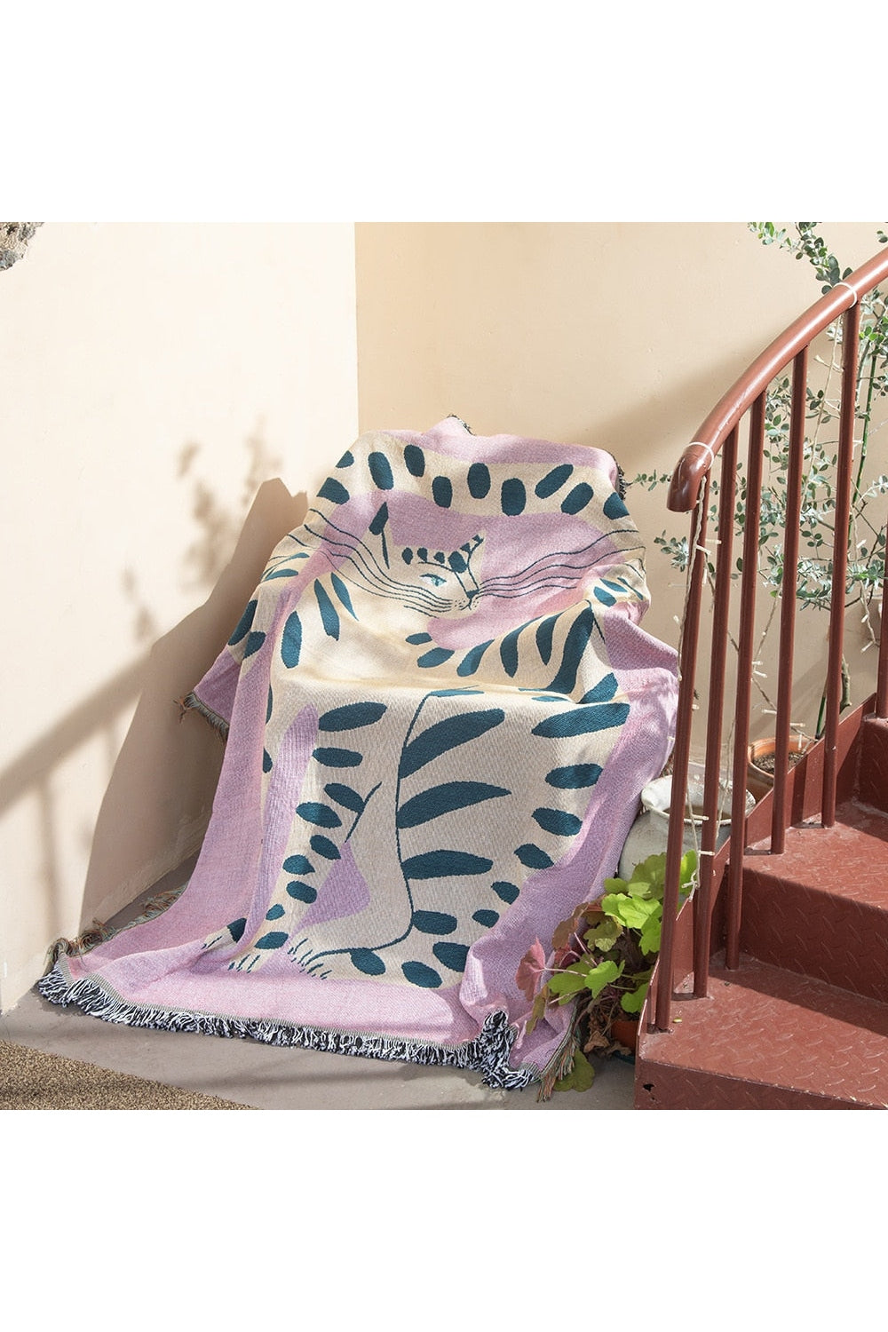 Cat Themes Picnic Blanket | LoungeYard — product view 3