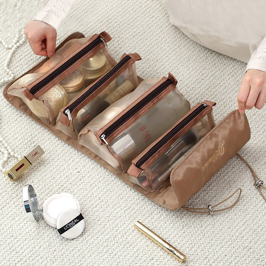 LoungeYard | Foldable Detachable Mesh Cosmetic Travel Bag — product view 2