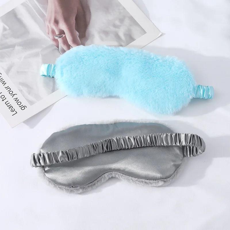 LoungeYard | Plush Sleep Mask with Adjustable Strap — product view 4