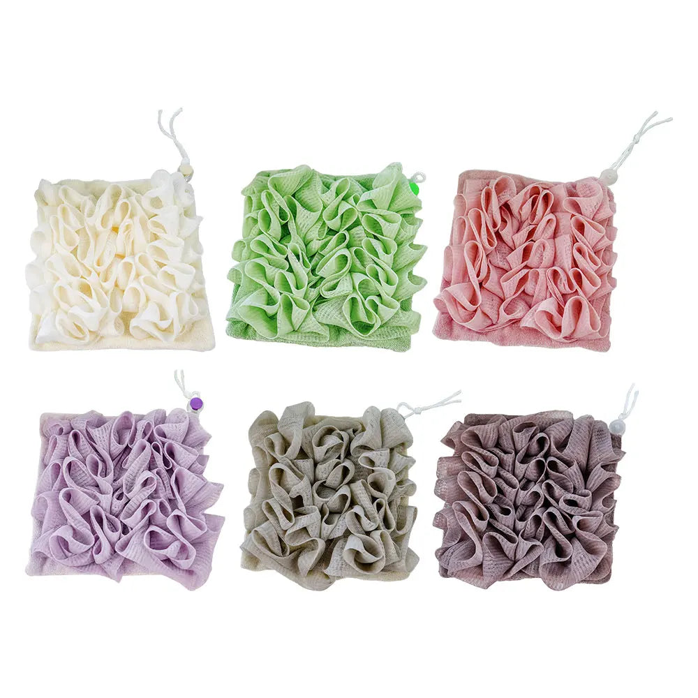LoungeYard | 2-In-1 Exfoliating Mesh Shower Sponge — product view 3
