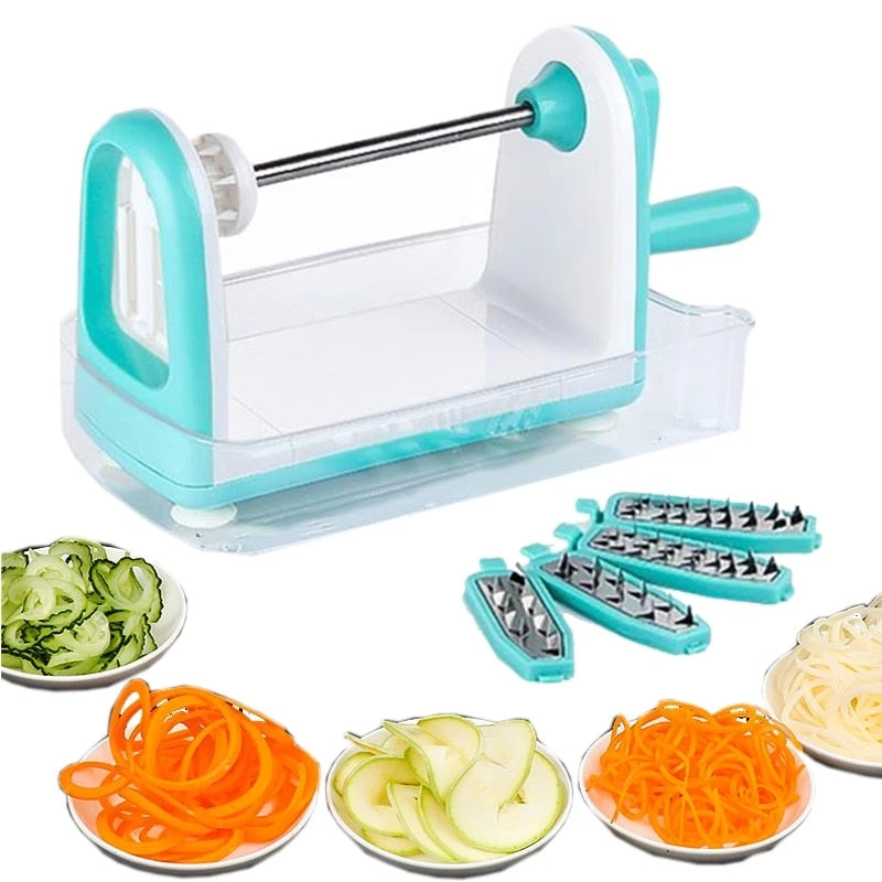 LoungeYard | Slice Pro Manual Easy Vegetable Multi Blades Fruit Slicer — product view 6
