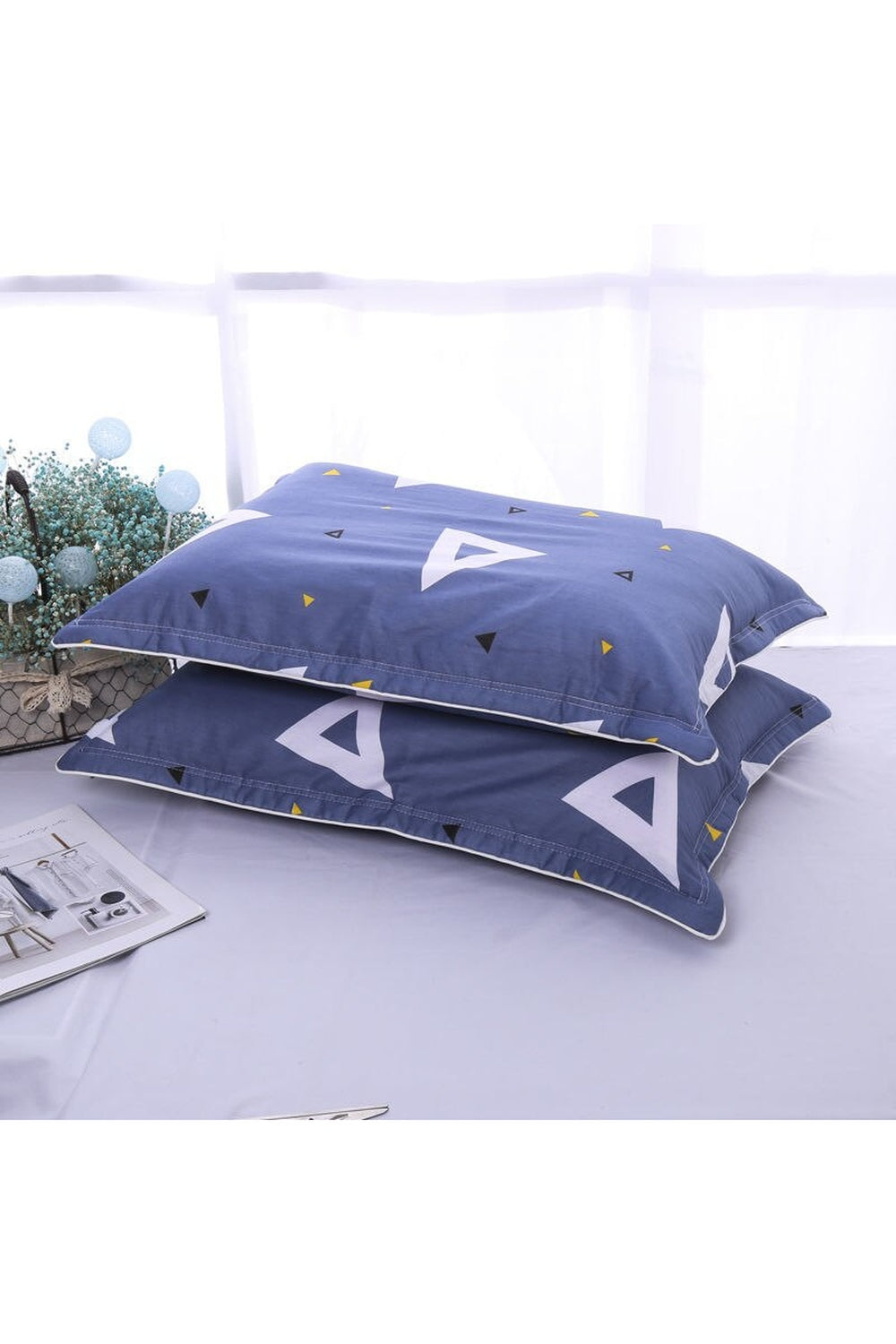 large cotton pillowcase | LoungeYard — product view 4