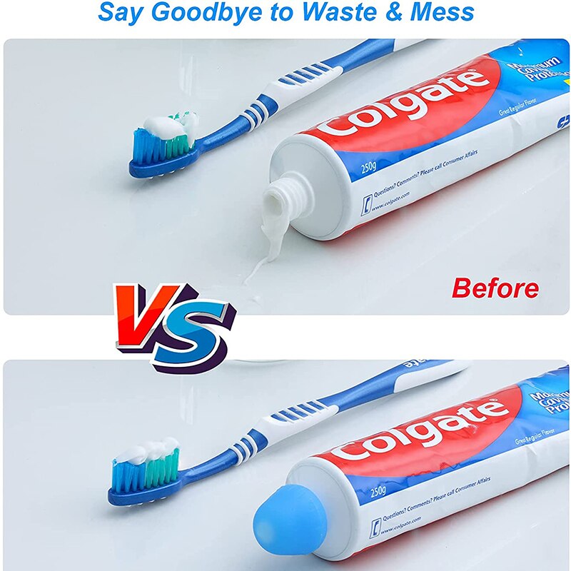 LoungeYard | 4pcs Anti-Waste Self-Closing Reusable Toothpaste Caps — product view 2