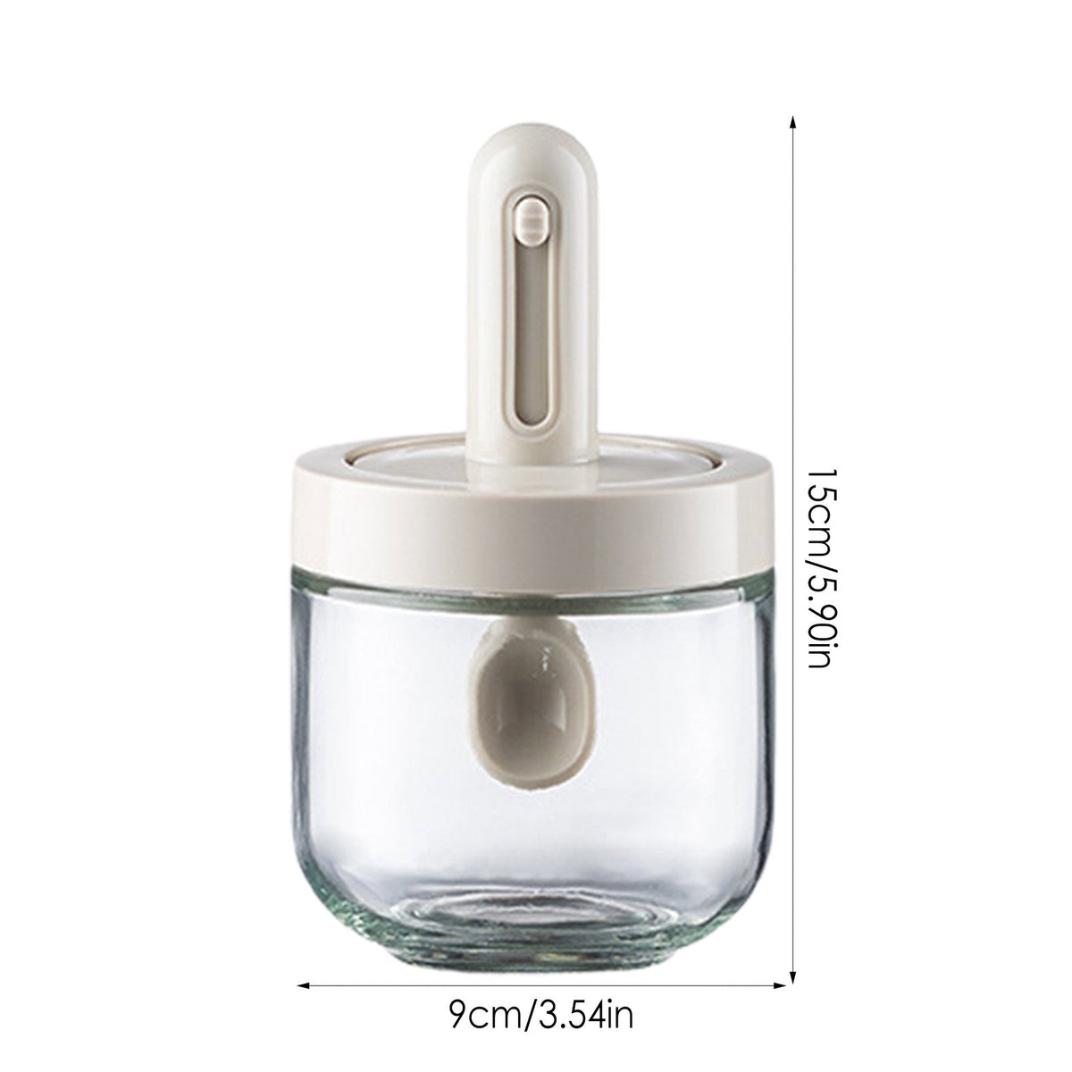 LoungeYard | Creative Mini Seasoning Jar with Spoon — product view 3