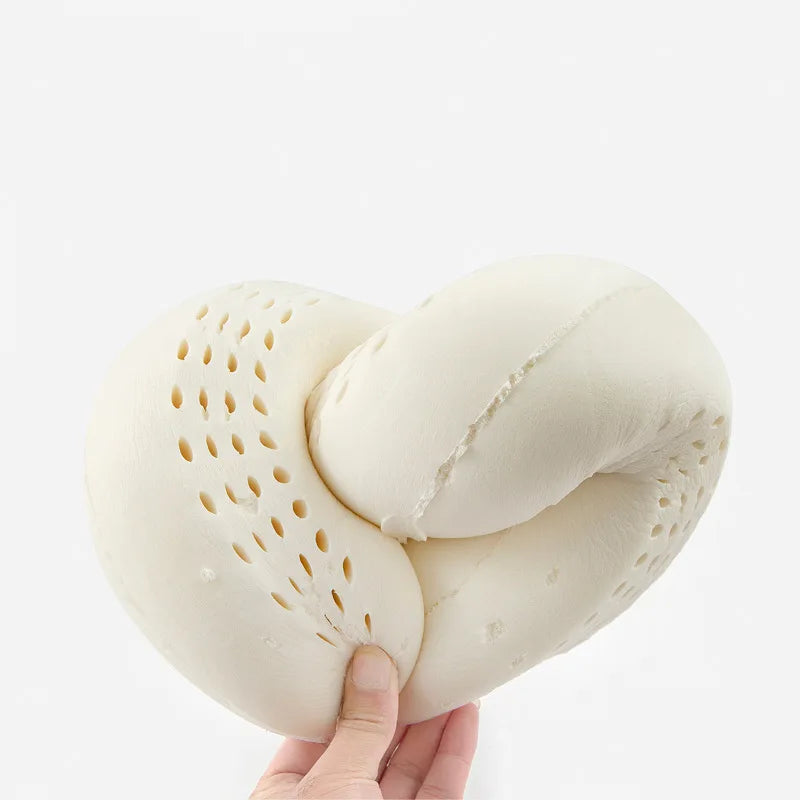 LoungeYard | Natural Latex Breathable U-Shaped Neck Pillow — product view 5