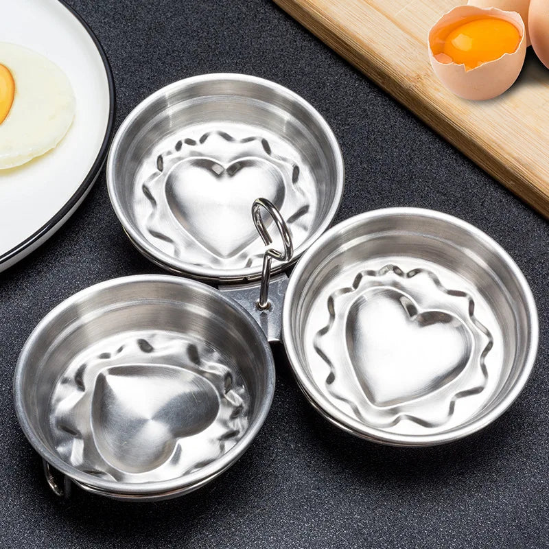 LoungeYard | Non-stick Easy to Use Heart Shape Egg Maker Cookier — product view 3