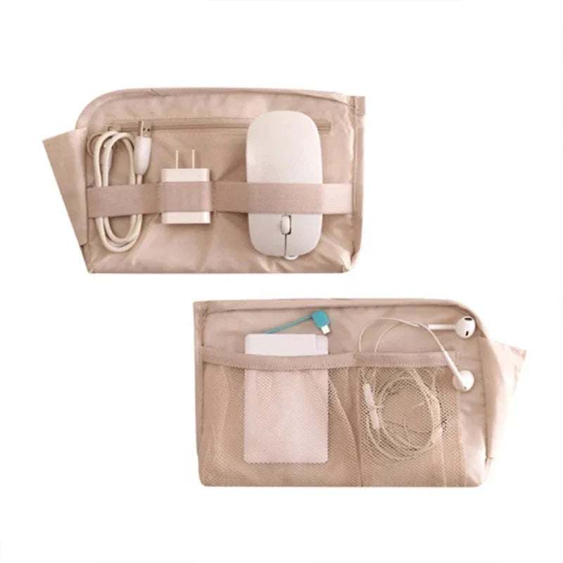 LoungeYard | Tech Bag Cable Bag Waterproof | Electronics Organizer for Travel | Compact & Durable | Nylon 23x15cm — product view 4