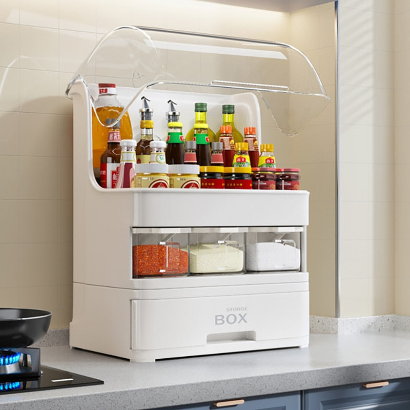 LoungeYard | MultiFunctional Double Rack Spice Organizer — product view 3