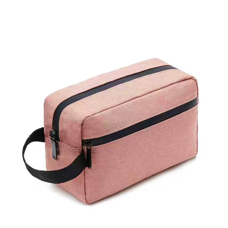 LoungeYard | Traveluxe Culture & Cosmetic Bag | Water Repellent | Premium Leather Handle — product view 4