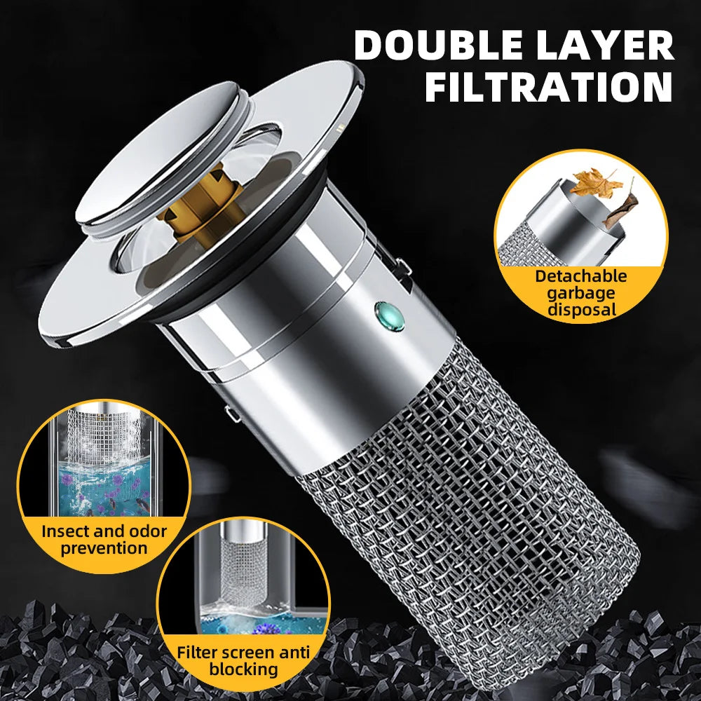 LoungeYard | Pop-up Anti Clogging Drain Sink Strainer Filter — product view 7