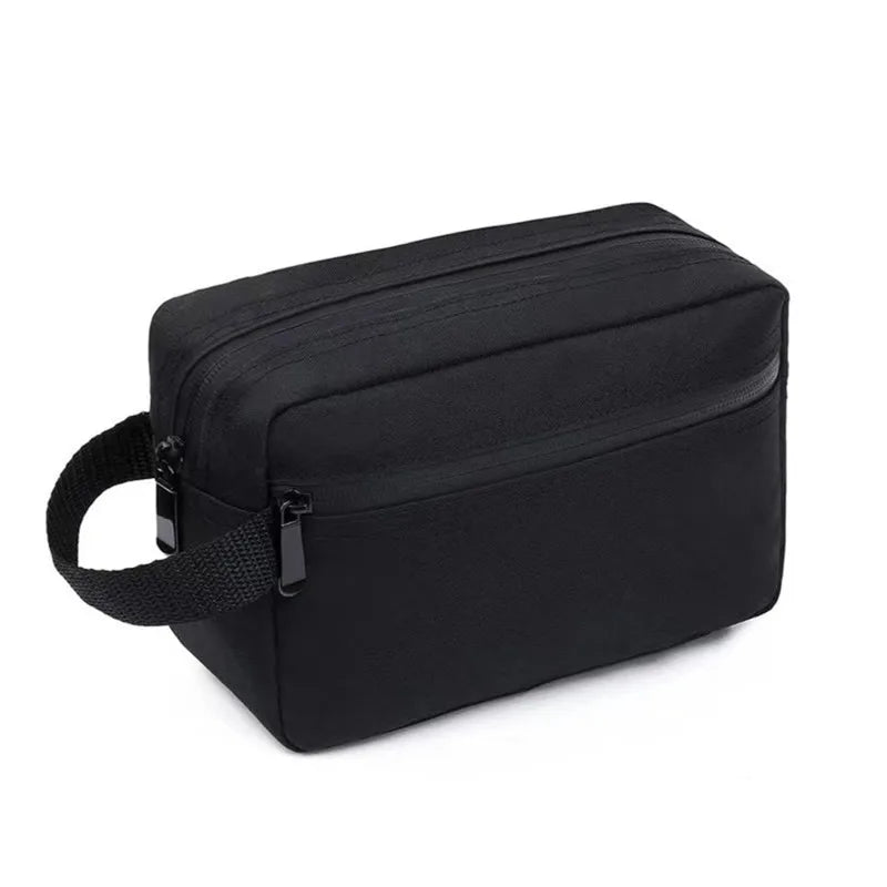 LoungeYard | Traveluxe Culture & Cosmetic Bag | Water Repellent | Premium Leather Handle — product view 3