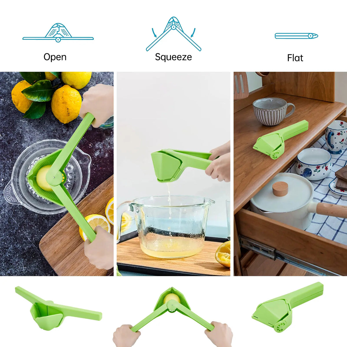 LoungeYard | Natural Hand Press Fruit Squeezer Tool — product view 5