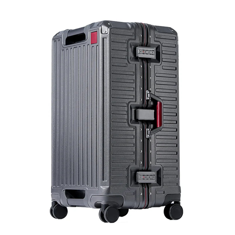 LoungeYard | Zagreb – Wide Handle Hardshell Suitcase with Aluminium Frame & 360° Spinner Wheels — product view 1