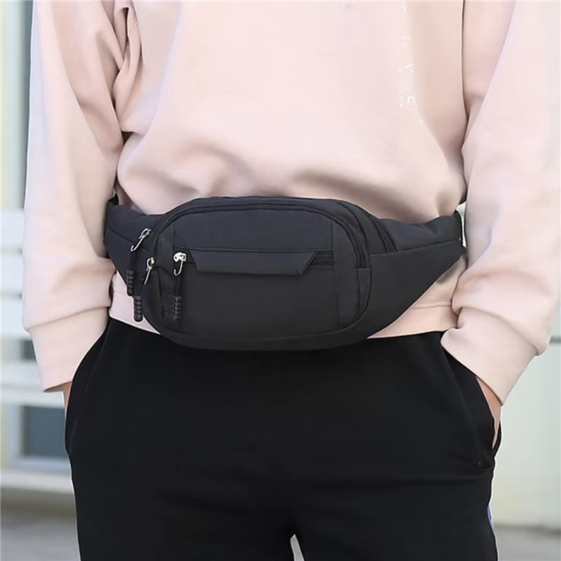LoungeYard | Unisex Waterproof Canvas Waist and Crossbody Bag for Outdoor Sports — product view 3