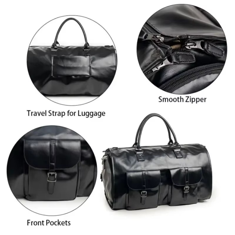 LoungeYard | Garment Duffel Weekender Bag – Foldable Carry-On Suit Bag for Men — product view 5
