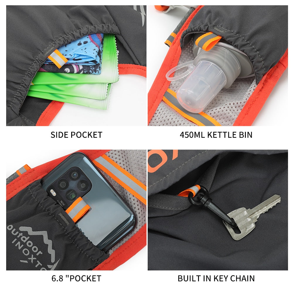 LoungeYard | Hike Racer Breathable Vest Running Backpack — product view 2