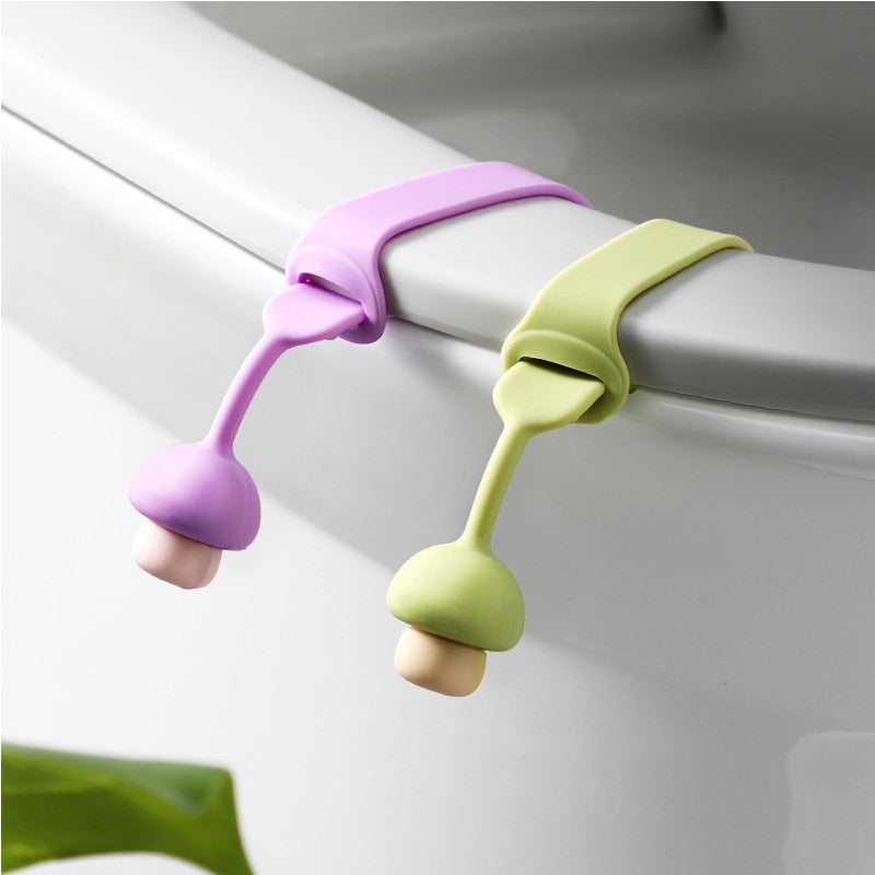 LoungeYard | Mushroom Flexible Kids Toilet Seat Lifter — product view 2