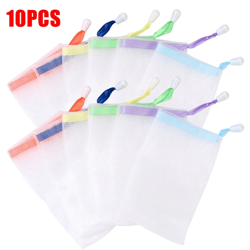 LoungeYard | 10Pcs Hangable Soap Organizer Mesh Bag — product view 6