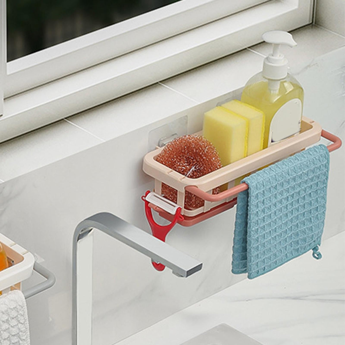 LoungeYard | Handy Multipurpose Sink Organizer Storage Rack — product view 7