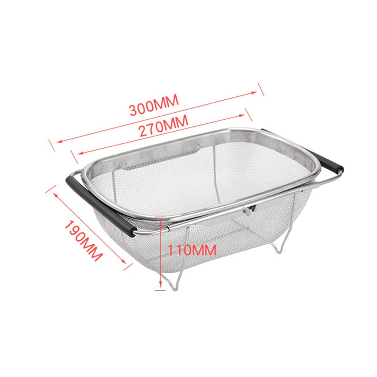 LoungeYard | Over The Sink Telescopic Dish Rack — product view 6