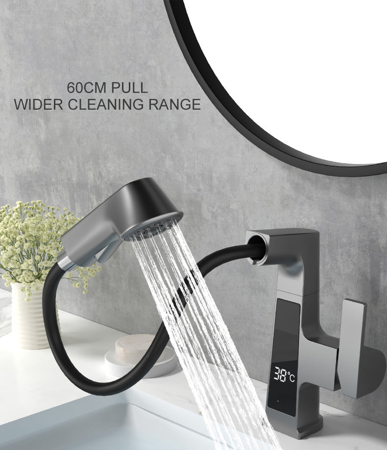 LoungeYard | Elegant Temperature Display Smart Faucet — product view 3