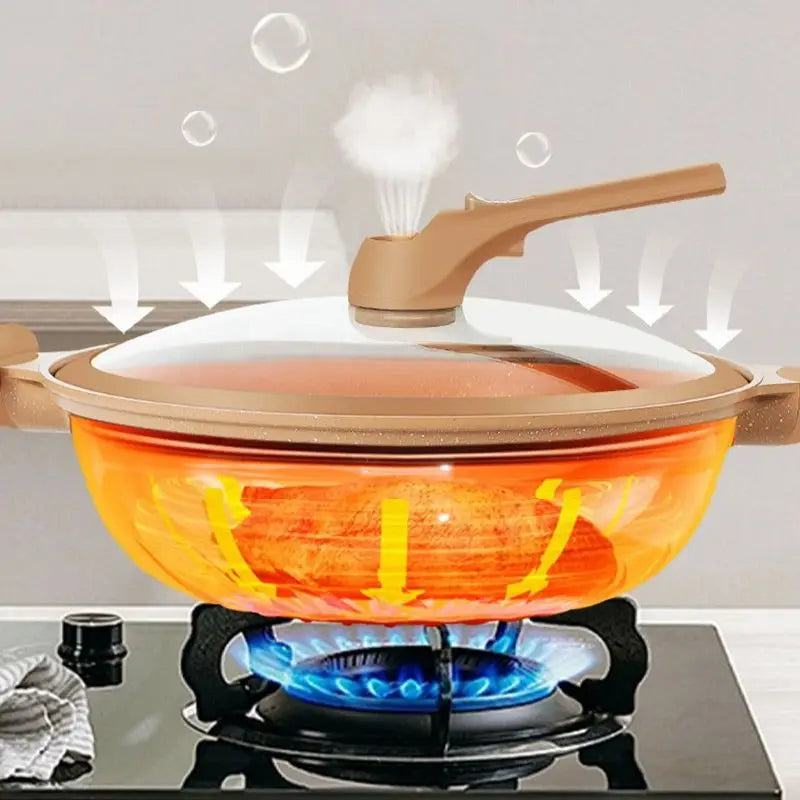 LoungeYard | Non-Stick Micro Pressure Ultimate Frying Pan — product view 5