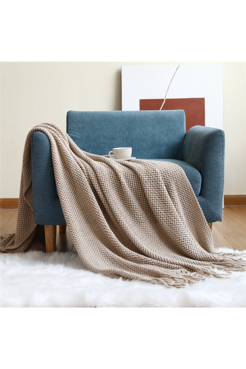 Dark Academia Throw Blanket | LoungeYard — product view 7
