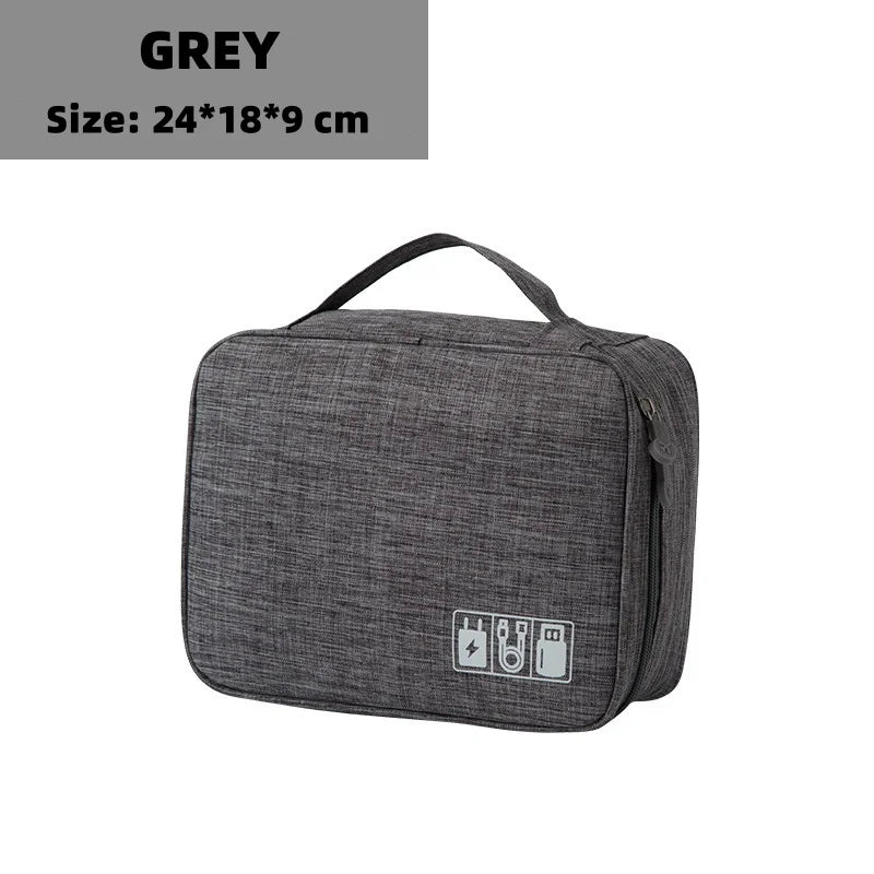 LoungeYard | Travio Toiletry Bag | Water Repellent & Compact | 6 Colors | 24×18×9 cm — product view 3