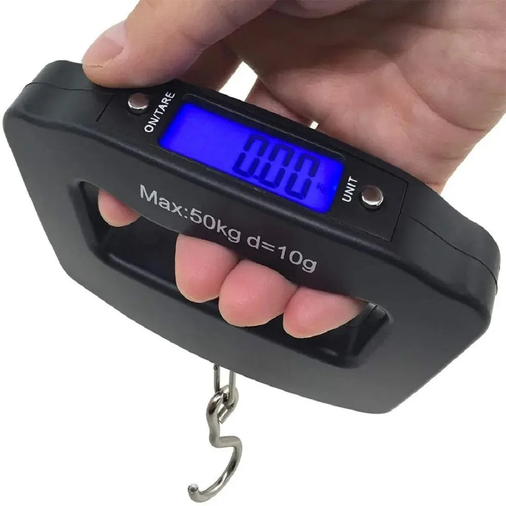 LoungeYard | WeighLite Digital Luggage Scale | LCD Display with Backlight | Up to 50 kg | Portable & Precise | For Travel & Baggage — product view 1