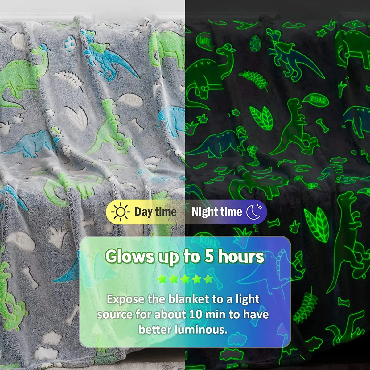 LoungeYard | Luminous Plush Blanket — product view 1