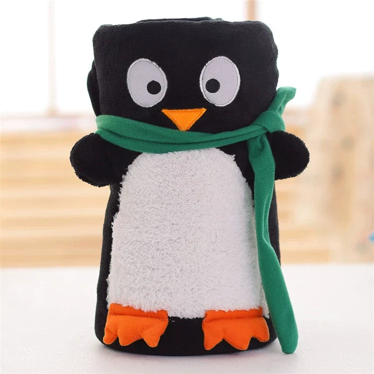 Cartoon Double Sided Flannel Christmas Blanket — product view 4