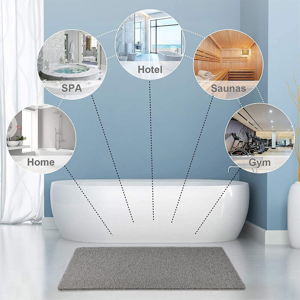 LoungeYard | Non-Slip Shower Mat Quick-Drying Hygienic Bath Mat — product view 2