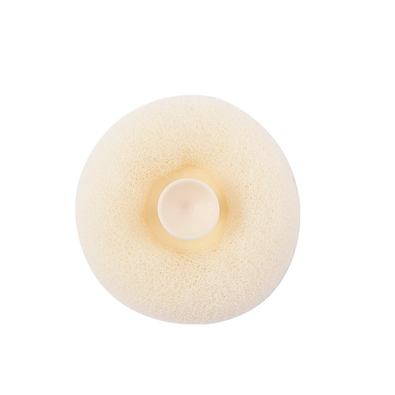 LoungeYard | Super soft bath ball with suction cup with sunflower — product view 1