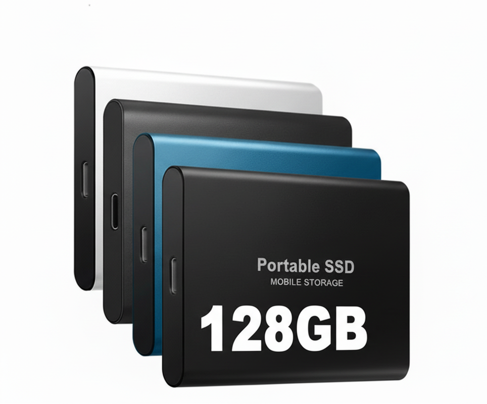 Portable SSD external hard drive with high-speed data transfer and compact design — product view 3