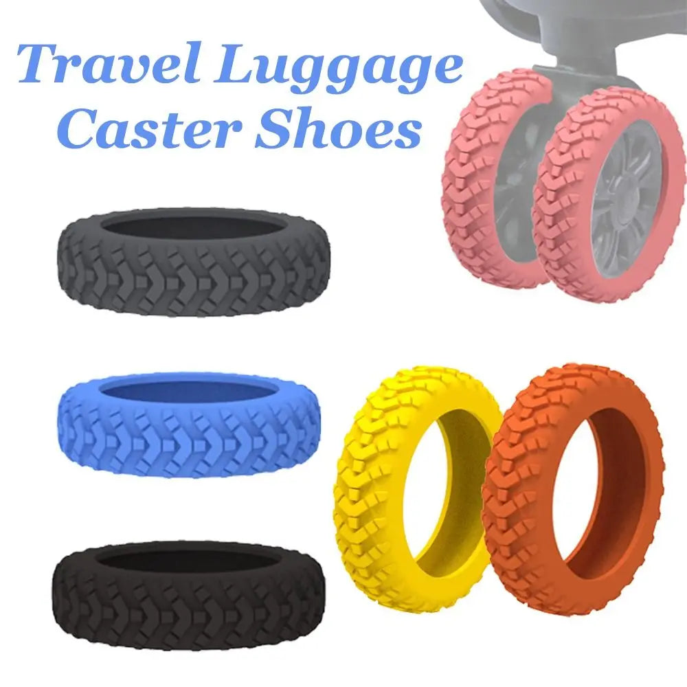 LoungeYard | Trolley Suitcase Wheels Protection Cover 8PCS — product view 4