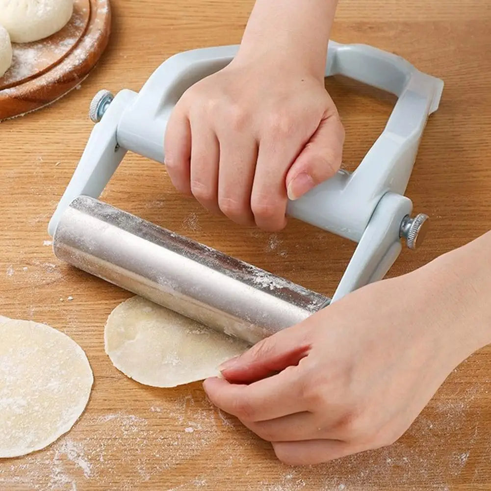 LoungeYard | Easy Dough Maker Baking Stainless Steel Roller — product view 1