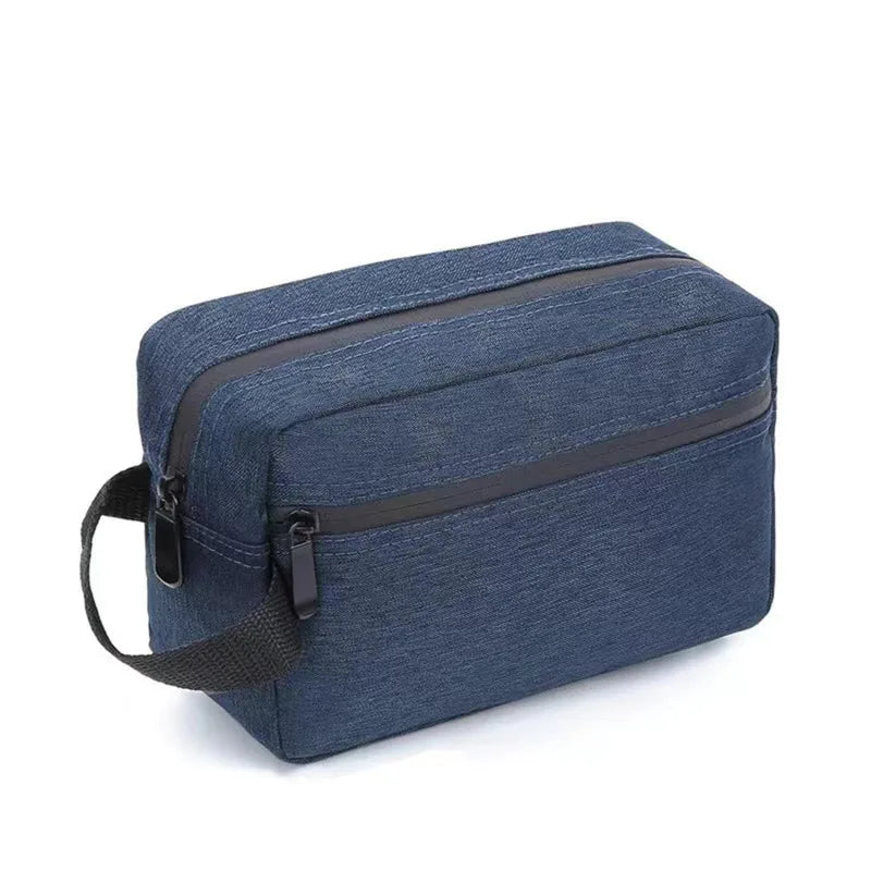 LoungeYard | Traveluxe Culture & Cosmetic Bag | Water Repellent | Premium Leather Handle — product view 5