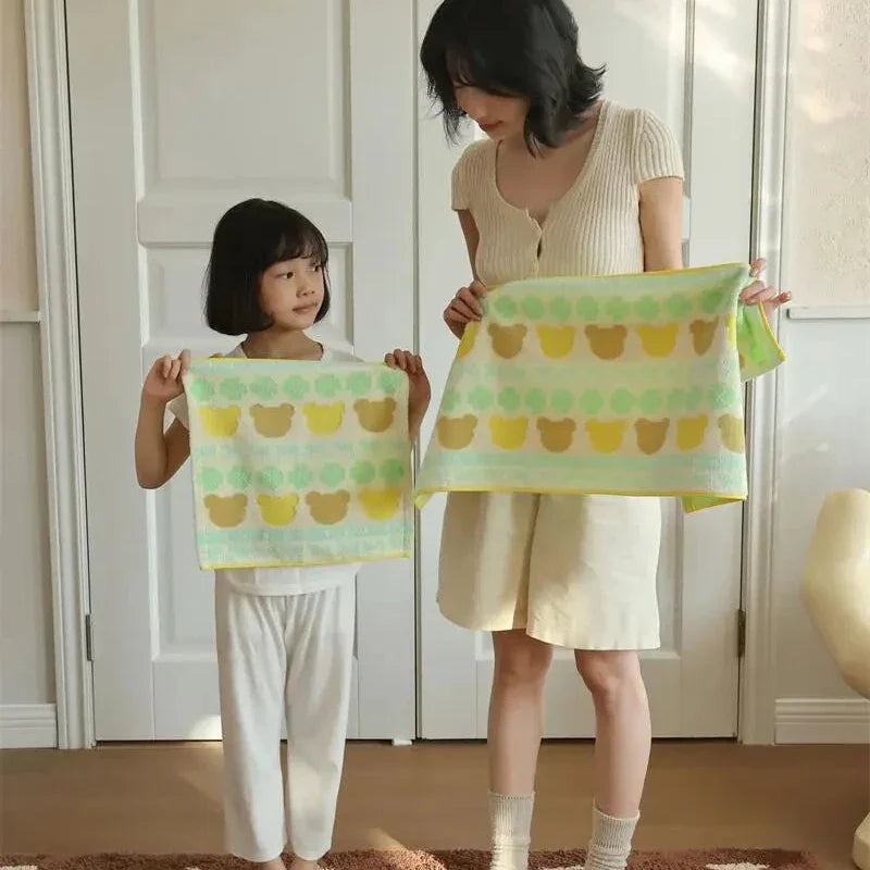 Cute Little Bear Series Cotton Towel Collection | LoungeYard — product view 5