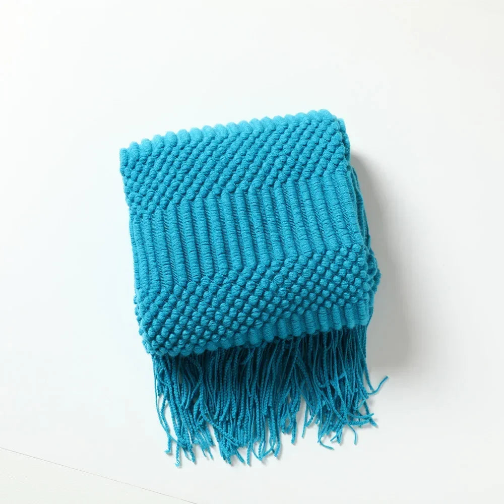 LoungeYard | Nordic Style Dick Knitted Blanket — product view 6