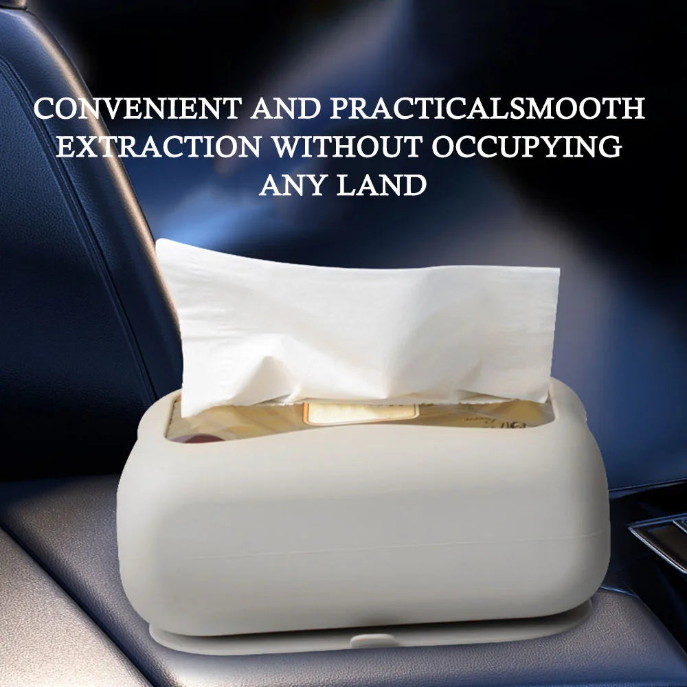 LoungeYard | Minimalist Design Suction Wall-Mounted Tissue Dispenser — product view 5
