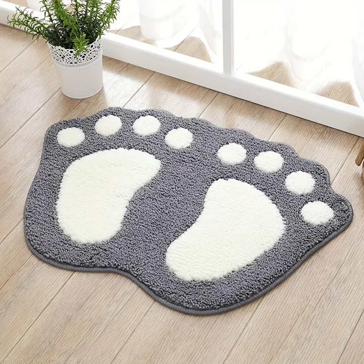 LoungeYard | Luxurious Ultra-Fine Fiber Bathroom Mat, Super Absorbent and Non-Slip — product view 7