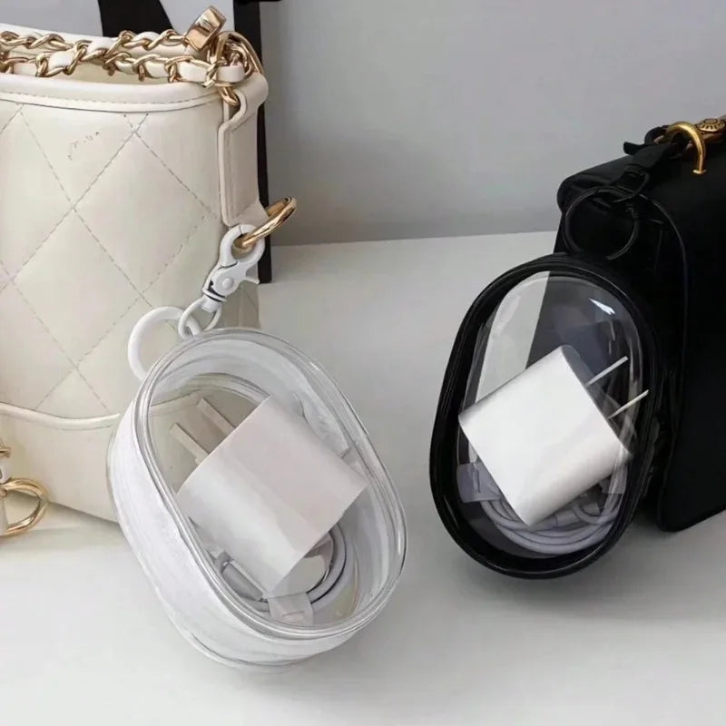 LoungeYard | Podlette Mini Bag | Transparent & Waterproof | With Carabiner & Zipper — product view 4