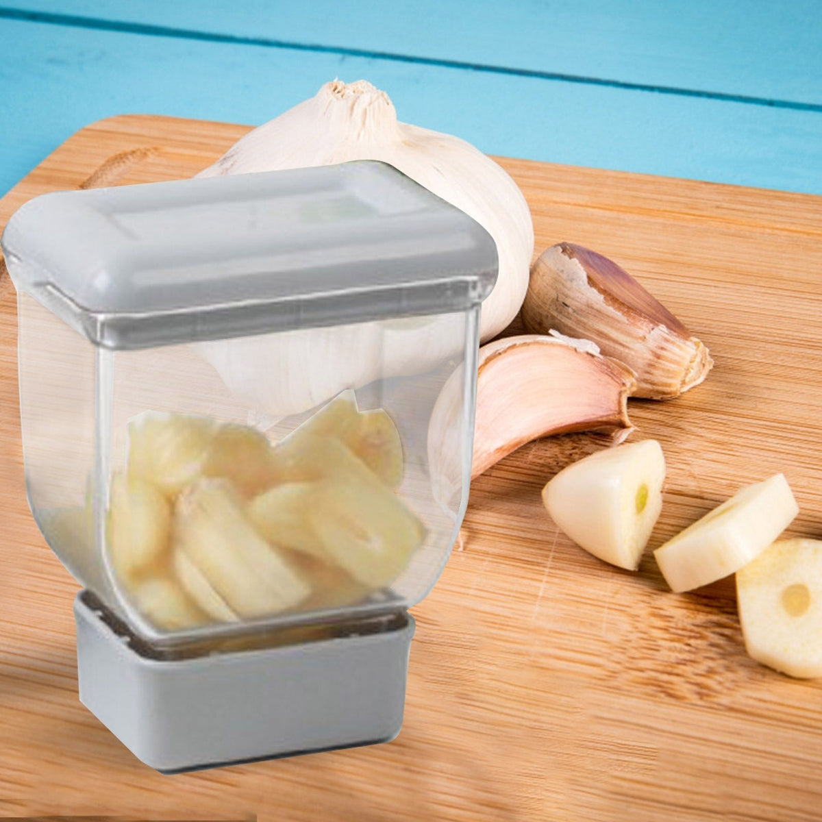 LoungeYard | Stainless Steel Manual Garlic Slicer — product view 4