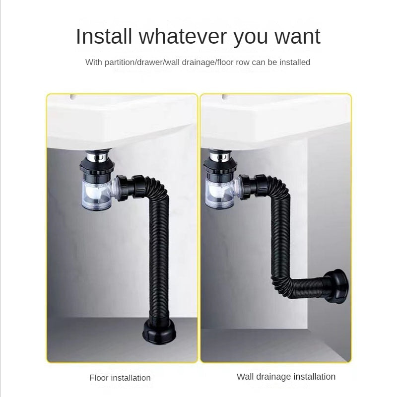 LoungeYard | Universal Easy Drain Foldable Pipe — product view 4