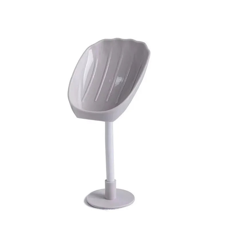 LoungeYard | DryLoft Soap Holder | Double Chamber with Drain & Lid | Wall Mount without Drilling | Dust Protection & Space Saving — product view 5